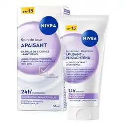 Trekpleister NIVEA Verzachtende Dagcrème met SPF15 aanbieding