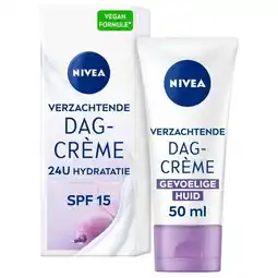 Trekpleister NIVEA Verzachtende Dagcrème met SPF15 aanbieding