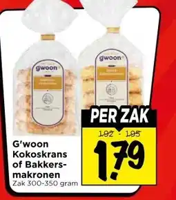 Vomar Voordeelmarkt G'woon Kokoskrans of Bakkers- makronen aanbieding