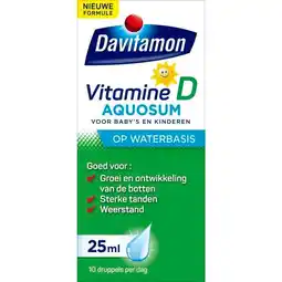 Trekpleister Davitamon Vitamine D Aquosum Baby en Kind aanbieding