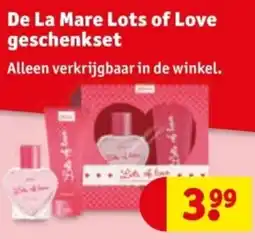 Kruidvat De La Mare Lots of Love geschenkset aanbieding