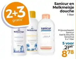 Trekpleister Sanicur en Melkmeisje douche aanbieding