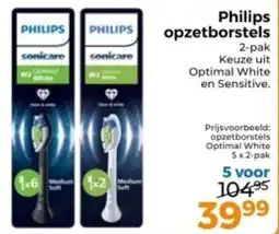 Trekpleister Philips opzetborstels aanbieding