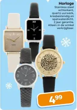Trekpleister Horloge aanbieding