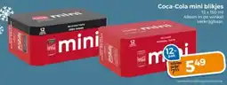 Trekpleister Coca-Cola mini blikjes aanbieding
