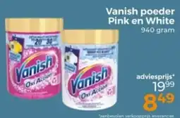 Trekpleister Vanish poeder Pink en White aanbieding