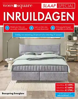 Woonsquare Boxspring Everglow aanbieding