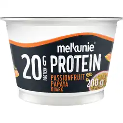 Albert Heijn Melkunie Protein kwark passionfruit papaya aanbieding