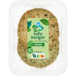 Albert Heijn AH Terra Tofu burger spinazie aanbieding