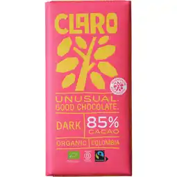 Albert Heijn Claro Reep 85% dark aanbieding