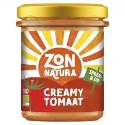 Albert Heijn Zonnatura Tomaat creamy spread aanbieding