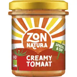 Albert Heijn Zonnatura Tomaat creamy spread aanbieding
