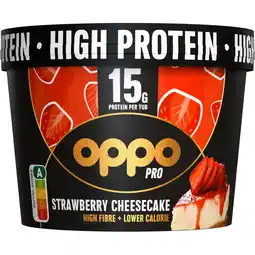 Albert Heijn Oppo Brothers High protein strawberry cheesecake aanbieding