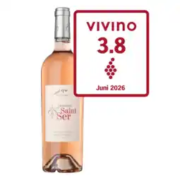 Albert Heijn Domaine de Saint Ser Rosé biodynamic wine aanbieding