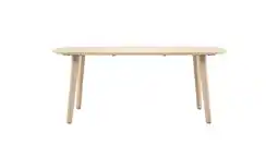 Xooon Odda, eetkamertafel 200 x 110 cm - Deens ovaal blad met houten poot - natural aanbieding