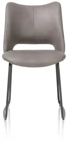 Xooon Kodi, eetkamerstoel - frame graphite - stof Pala - lever aanbieding