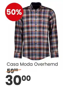 Van Dal Mannenmode Casa Moda Overhemd aanbieding
