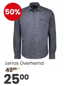 Van Dal Mannenmode Lerros Overhemd aanbieding