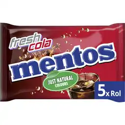 Albert Heijn Mentos Fresh cola 5-pack aanbieding