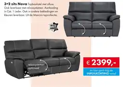 Woonsquare 3+2 zits Nova aanbieding