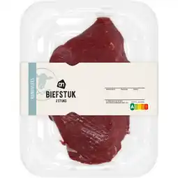 Albert Heijn AH Biefstuk 2 stuks aanbieding