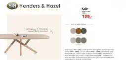 Henders & Hazel Stoel Isaac aanbieding