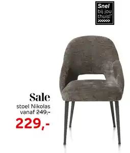 Henders & Hazel Stoel Nikolas aanbieding