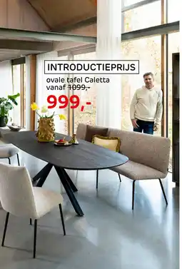 Henders & Hazel Ovale Tafel Caletta aanbieding