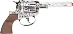 Bol.com Gonher - Cowboy speelgoed revolver/pistool metaal 100 schots plaffers aanbieding