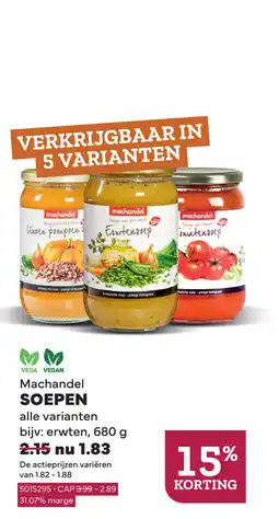 Ekoplaza Machandel Soepen aanbieding