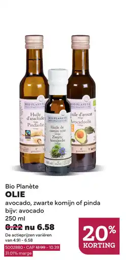Ekoplaza Bio Planète Olie aanbieding