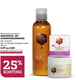 Ekoplaza Bee honest cosmetics aanbieding