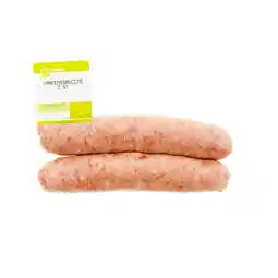 PLUS PLUS Varkenssaucijs 2 stuks aanbieding