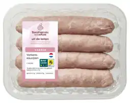 PLUS PLUS Boerentrots Varkenssaucijzen 4 st aanbieding