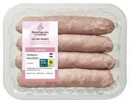 PLUS PLUS Boerentrots Varkenssaucijzen 4 st aanbieding