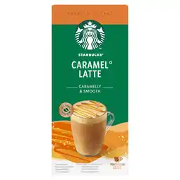 PLUS Starbucks Caramel latte oploskoffie sticks aanbieding
