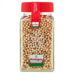 PLUS Verstegen Peper wit heel Muntstok aanbieding