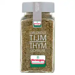 PLUS Verstegen Gevriesdroogde Tijm aanbieding