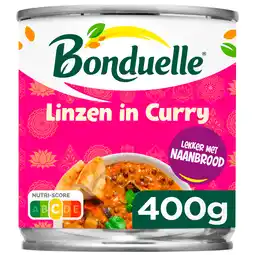 PLUS Bonduelle Linzen in curry aanbieding