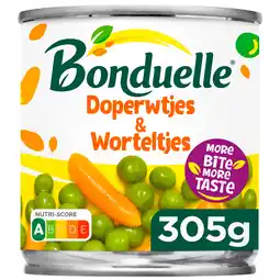 PLUS Bonduelle Doperwtjes en worteltjes aanbieding