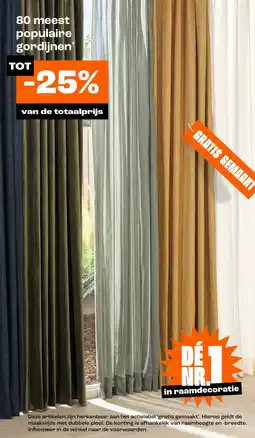 Kwantum 80 meest populaire gordijnen aanbieding