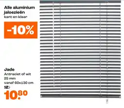 Kwantum Alle aluminium jaloezien kant en klaar aanbieding