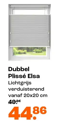 Kwantum Dubbel Plissé Elsa aanbieding