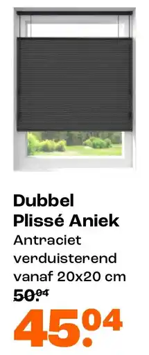 Kwantum Dubbel Plissé Aniek aanbieding