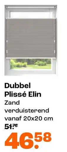 Kwantum Dubbel Plissé Elin aanbieding