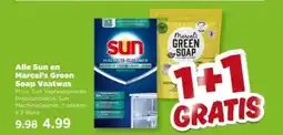 PLUS Alle Sun en Marcel's Green Soap Vaatwas aanbieding