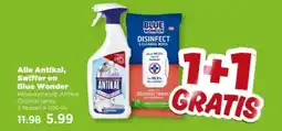 PLUS Alle Antikal, Swiffer en Blue Wonder aanbieding