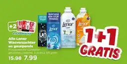 PLUS Alle Lenor Wasverzachter en geurparels aanbieding