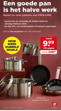 PLUS Pannen van Zwilling aanbieding