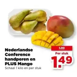 PLUS Nederlandse Conference handperen en PLUS Mango aanbieding